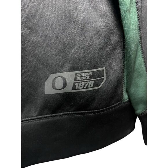 Nike Oregon Ducks Men’s Small Hoodie Football Green & Black Performance Sweater - Picture 6 of 8
